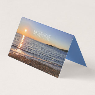 Pittoresque Beach Sunset Carte photo