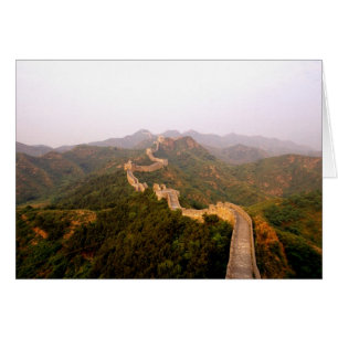 pittoresque coloré à la grande muraille de Chine