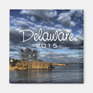 Pittoresque Delaware USA Frigo Magnet Changement A