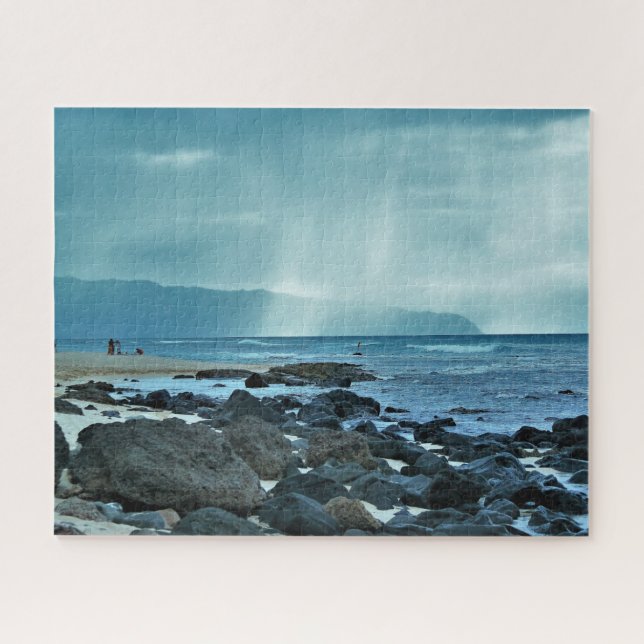 Pittoresque Hawaii Coastal Beach Jigsaw Puzzle (Horizontal)