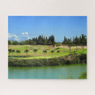 Pittoresque Hawaii Golf Course Jigsaw Puzzle