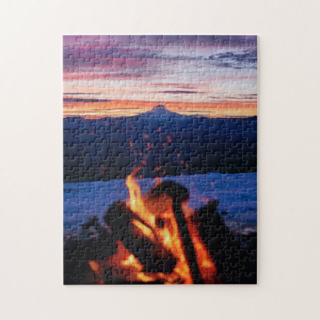 Pittoresque Puzzles Mountain Art Complex Jigsaw Pu (Vertical)