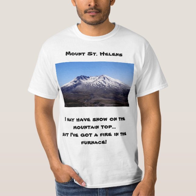 Pittoresque T-shirt Mt. St. Helens avec légende am (Devant)