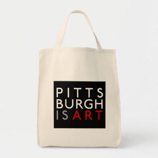 Pittsburgh est sac d'épicerie réutilisable d'art