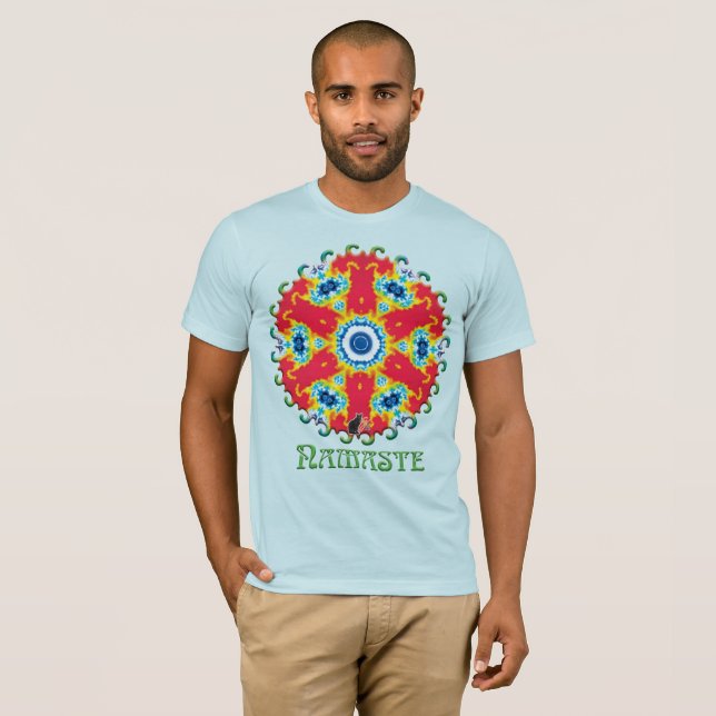 Pivitol Namaste Kaleidoscope T-Shirt (Devant entier)