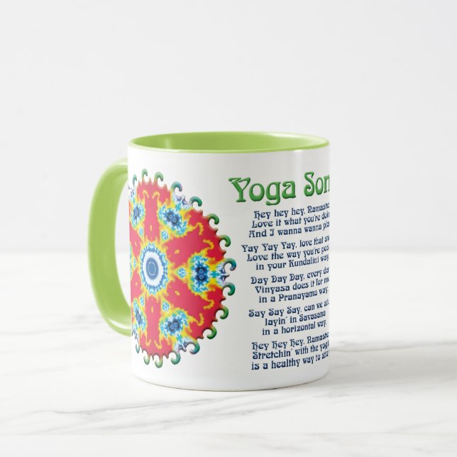 Pivitol Yoga Chanson Mug (Devant gauche)