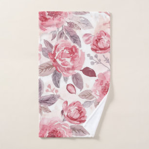 Pivoine Rose Pâle Aquarelle Floral Jardin
