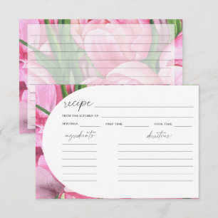 Pivoines aquarelle - recette de douche nuptiale
