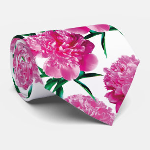 Pivoines. Cravate