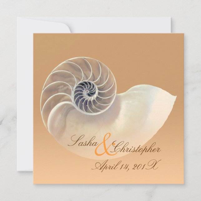 Pix-Dezines nautilus, do-it-yourself invitations (Devant)