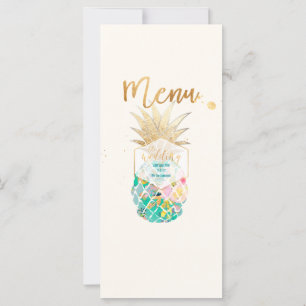 PixDezines Aloha Ananas Faux Or