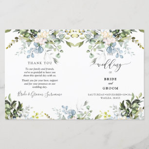 PixDezines Aquarelle Dusty Blue Gum Eucalyptus