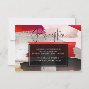 PixDezines Aquarelle moderne Rouge Noir