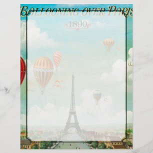 PixDezines ballons vintages/eiffel/paris