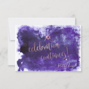 PixDezines Cartes de célébration Bat mitzvah ✡ vio