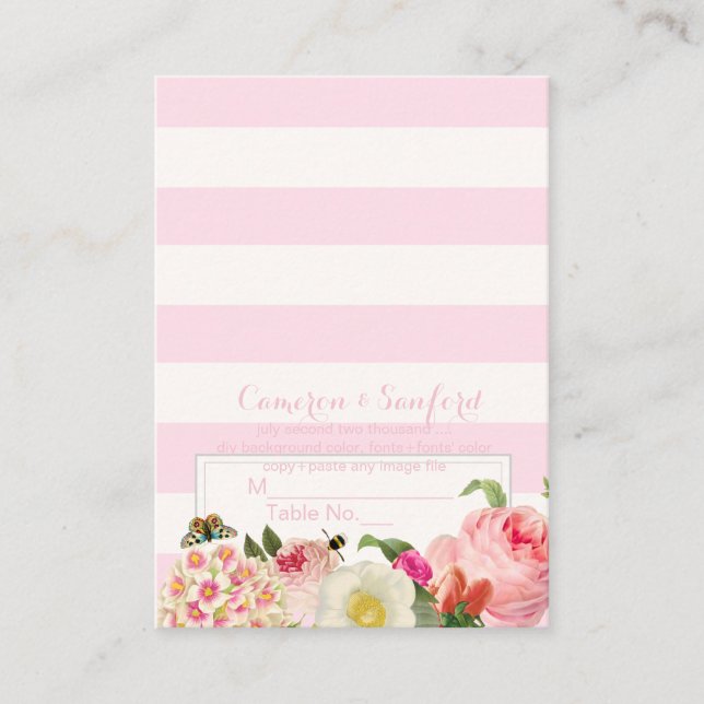 PixDezines Cartes vintages primrose/place (Devant)