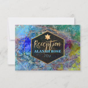 PixDezines Galaxy Réception Abstraite Mitzvah