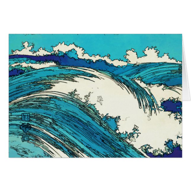 PixDezines konen uehara vagues océaniques, 上原 (Devant horizontal)
