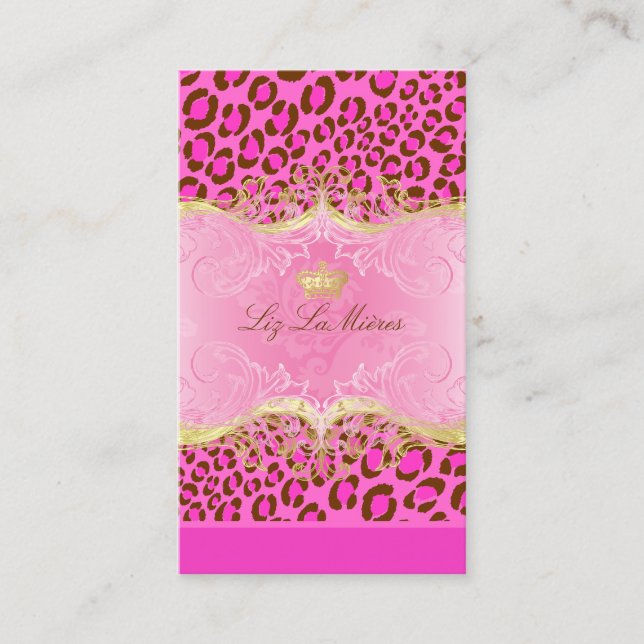 PixDezines Leopard spots / cartes de visite (Devant)