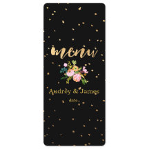 PixDezines menu aquarelle florale/ranunculus