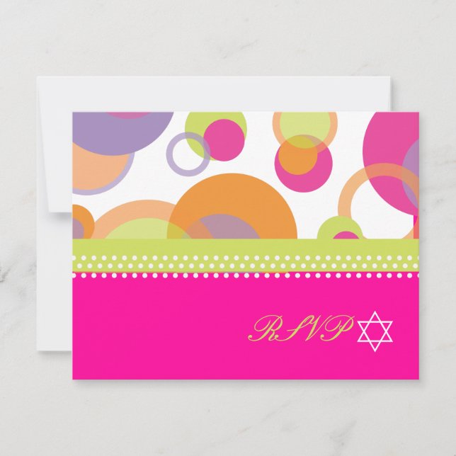 PixDezines Mod Bulles RSVP au Bar Mitzvah (Devant)