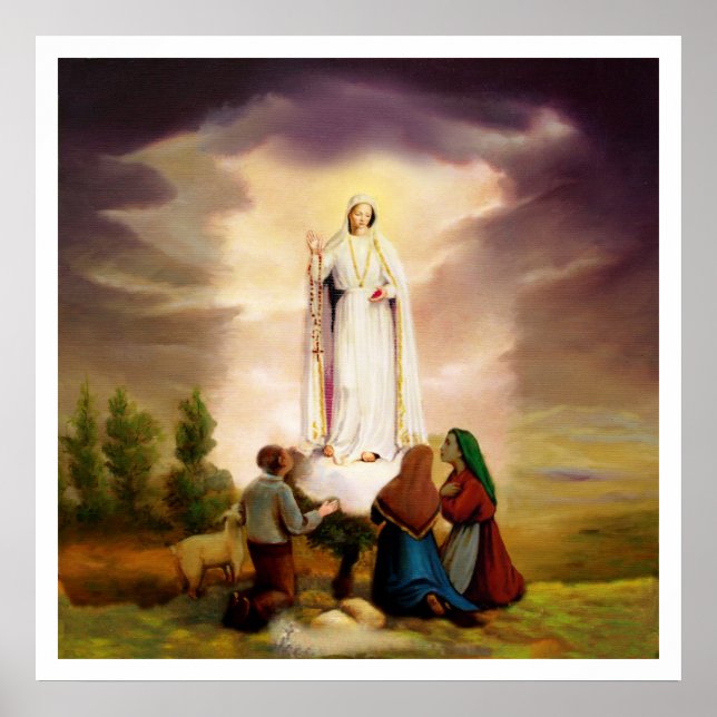 PixDezines Notre-Dame de Fatima affiche (Devant)
