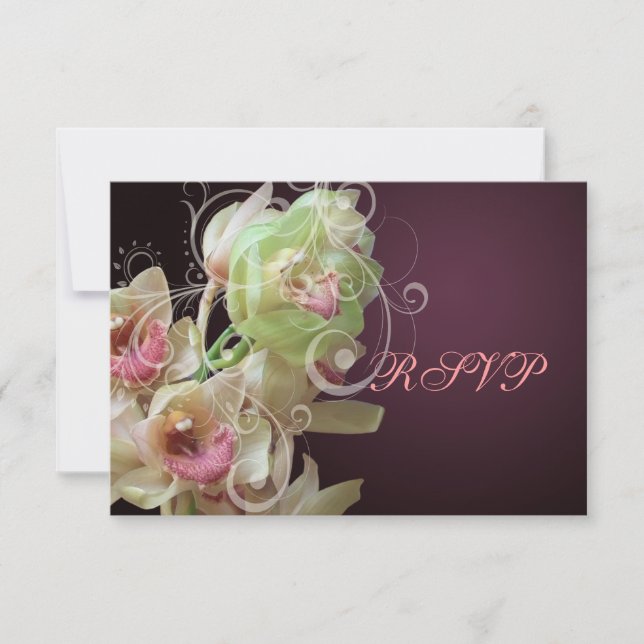PixDezines Orchidée RSVP + Arôme Ornemental (Devant)