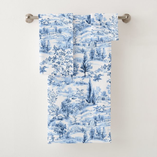 PixDezines Paysage Chinoiserie, Bleu (En situation)