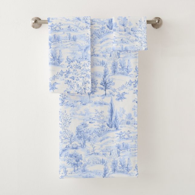 PixDezines Paysage Chinoiserie, Bleu Clair (En situation)
