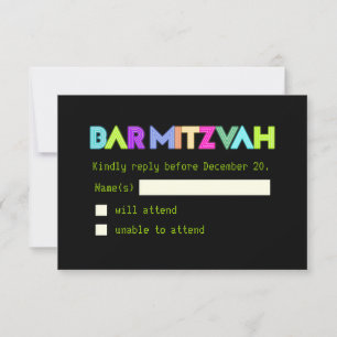 PixDezines Rsvp Enseigne Neon/Style Vegas/Mitzvah