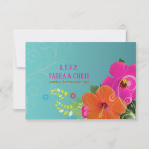 PixDezines rsvp hibiscus+foune