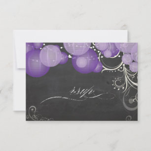 PixDezines rsvp lanternes violettes+tableau