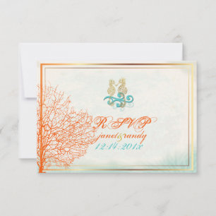 PixDezines rsvp maui coral+seahorse, beach party