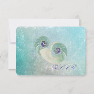 PixDezines rsvp nautilus/bleu aqua