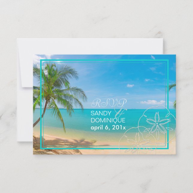 PixDezines rsvp paradise/Tropical+plage+palmiers (Devant)