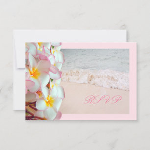 PixDezines RSVP PINK PLUMERIA/PLAGE/do-it-yourself