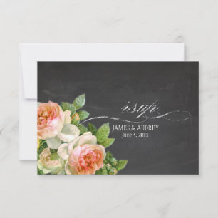 PixDezines rsvp tchalkboard+roses vintages+pivots