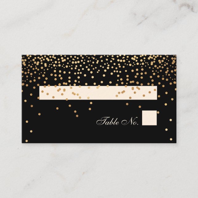 PixDezines Sprinkles/Faux Gold/Place Cartes (Devant)