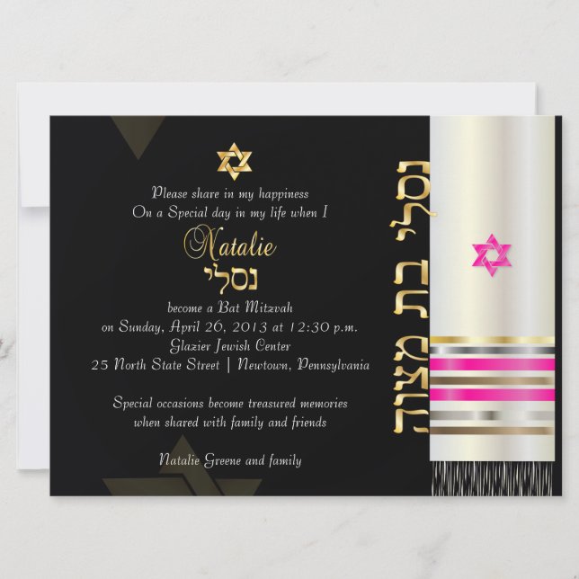 PixDezines Tallit/Étoile de David/do-it-yourself a (Devant)