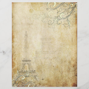 PixDezines Tour Eiffel Vintage+Fils
