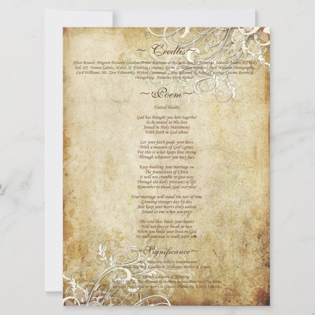 PixDezines tourbillons crème vintages (Devant)