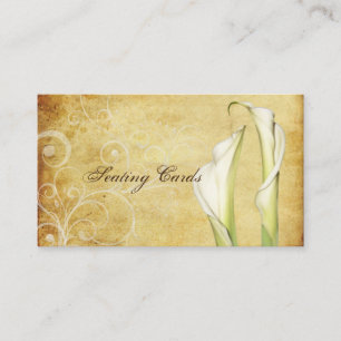 PixDezines Vintage Calla Lillies, Cartes de siège