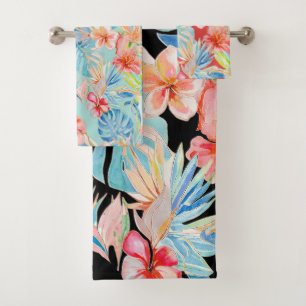 PixDezines Vintage Lush H2 Hawaï Fleurs Feuillage