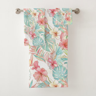 PixDezines Vintage Pastel H2 Hawaii Floral Foliage