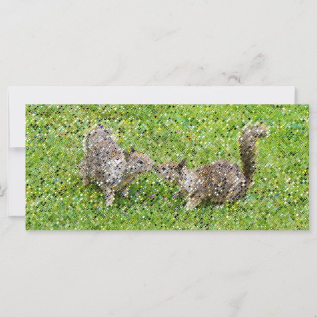 Pixel Art - Deux Écureuils (Devant)