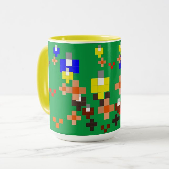 Pixel Art Impressionnisme - Été 2023 Mugs (Devant gauche)