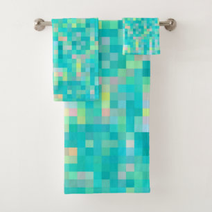 Pixel Art Multicolor Motif