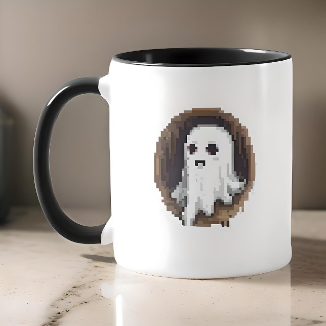 Pixel Ghostopus Mug par ORION (Créateur téléchargé)