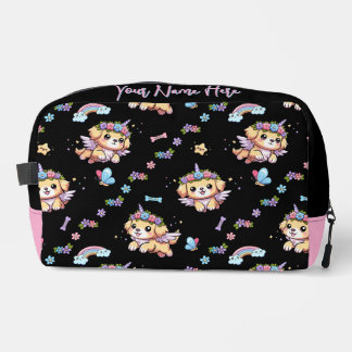 Pixel Puppicorn Whimsical Dog Toiletry Sac
