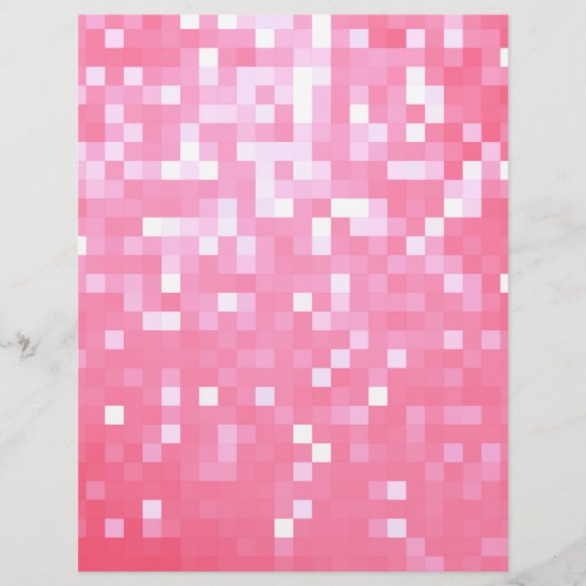 Pixel rose étincelle (Devant)